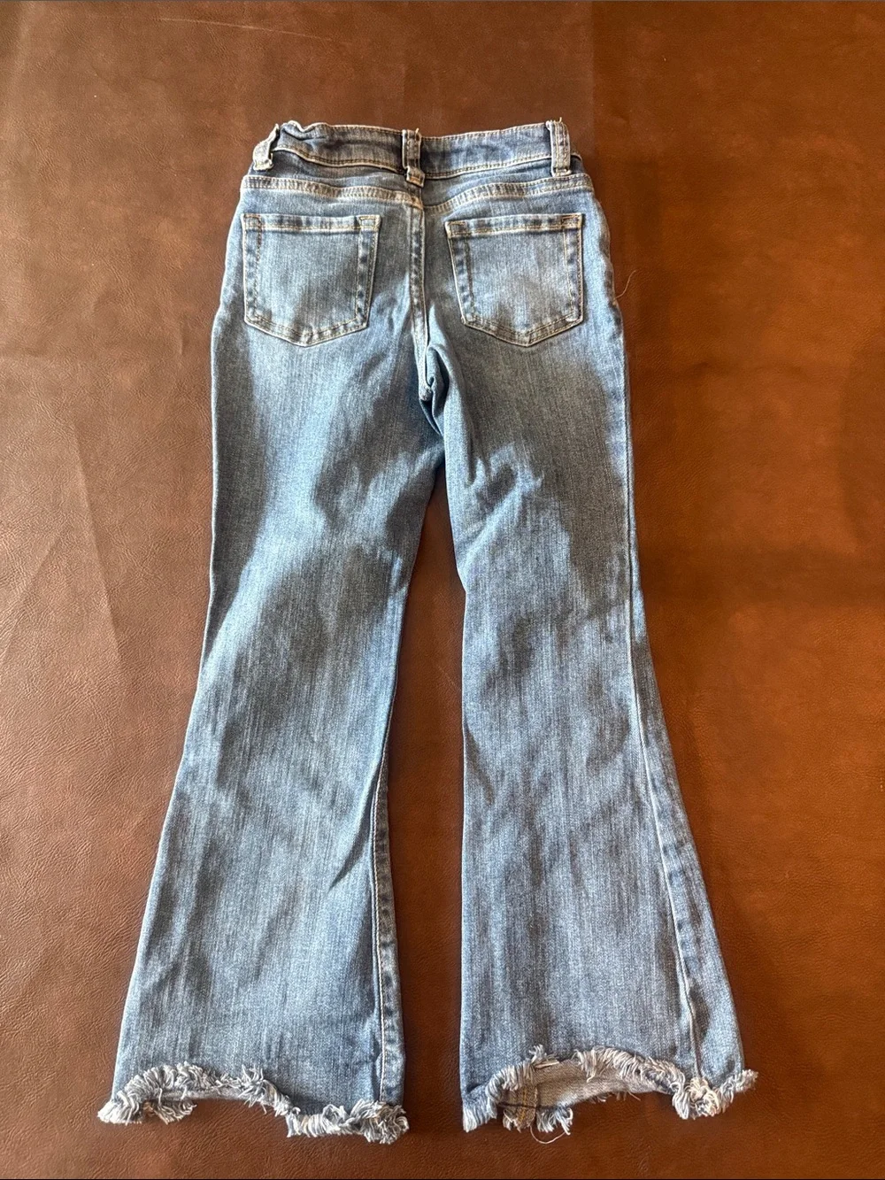Set of 4 Girls' Denim Jeans - Light to Medium Blue